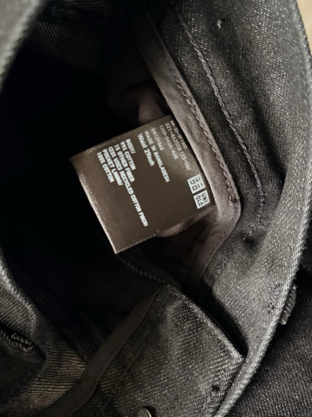 Helmut Lang x Uniqlo Classic Cut Jeans – Black – Size 29 - Picture 7 of 7